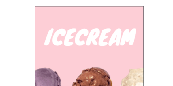 Icecream Banner